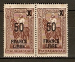 Stamps Madagascar -  Gral. Joseph S. Galliéni