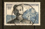 Stamps Madagascar -  Coronel Lyautey y palacio real
