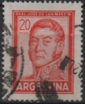 Stamps Argentina -  General San Martin