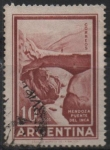 Stamps Argentina -  Puente d' inca Mendoza