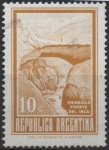 Sellos de America - Argentina -  Puente d' inca Mendoza
