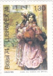 Stamps Brazil -  Campesina  LUBRAPEX