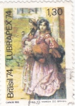 Stamps Brazil -  Campesina  LUBRAPEX