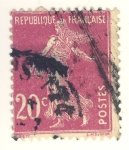 Stamps France -  Semeuse Camée inscription grasse