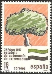 Stamps Spain -  2735 - Estatuto de Autonomía de Extremadura