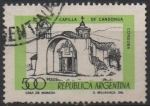 Stamps Argentina -  Capilla d' Candonga Cordoba