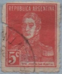 Stamps Argentina -  General San Martin