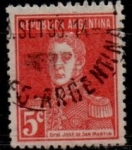 Stamps Argentina -  General San Martin