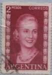 Stamps Argentina -  Eva Peron