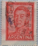 Stamps Argentina -  General San Martin