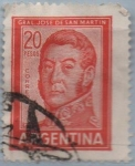Sellos de America - Argentina -  General San Martin