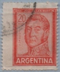 Stamps Argentina -  General San Martin