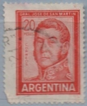 Stamps Argentina -  General San Martin