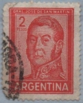 Stamps Argentina -  General San Martin