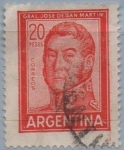 Stamps Argentina -  General San Martin