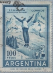 Stamps Argentina -  salto d' Esqui