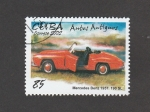 Stamps Cuba -  Autos antiguos:Mercedes 1957 190 SL