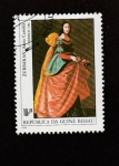 Stamps Guinea Bissau -  Santa Casilda por Zurbarán