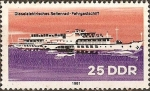 Stamps : Europe : Germany :  Barcos fluviales de DDR
