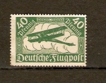 Stamps Germany -  Biplano