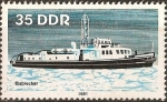 Sellos de Europa - Alemania -  Barcos fluviales de DDR