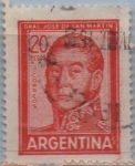 Stamps Argentina -  General San Martin