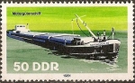 Stamps Germany -  Barcos fluviales de DDR