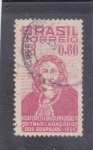 Stamps : America : Brazil :  Nísia Floresta (1810-1885), sufragista
