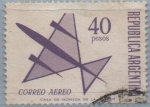 Sellos de America - Argentina -  avion Sibolico
