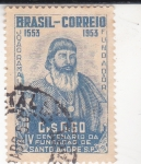 Stamps Brazil -  João Ramalho (1494-1584), fundador de la ciudad