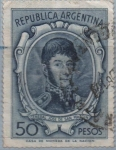 Stamps Argentina -  General San Martin