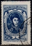 Stamps Argentina -  General San Martin