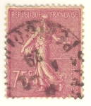 Stamps France -  Semeuse lignée