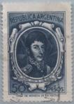 Stamps Argentina -  General San Martin