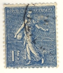 Stamps France -  Semeuse lignée