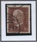 Stamps Germany -  Pres. Paul Von
