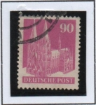 Sellos de Europa - Alemania -  Catedral d' Colonia