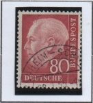 Sellos de Europa - Alemania -  pres. Theodor Heuss