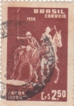 Stamps Brazil -  Jugadores de polo