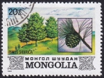 Sellos del Mundo : Asia : Mongolia : Pinus sibirica