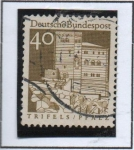 Stamps Germany -  Fortaleza Trifels, Palatinado
