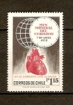 Stamps : America : Chile :  Cardiología