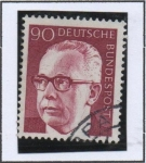 Stamps Germany -  Pres, Gustav Heinemann