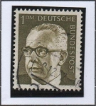 Stamps Germany -  Pres, Gustav Heinemann