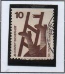Stamps Germany -  Riesgos: Escalera rota