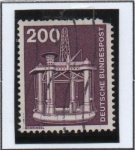 Sellos de Europa - Alemania -  Perforacion d' petroleo