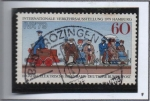 Stamps Germany -  Primer tren electrico 1879