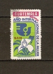 Sellos de America - Guatemala -  Año Inter. de la Mujer