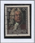 Stamps Germany -  Georg Friedrich Handel