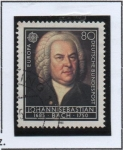 Stamps Germany -  Johann Sebastian Bach